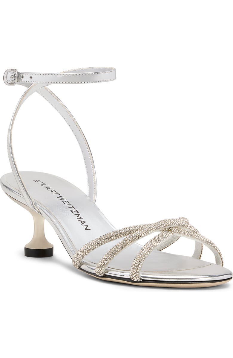 Stuart Weitzman Nudistini Shine Sandal 50, Main, color,