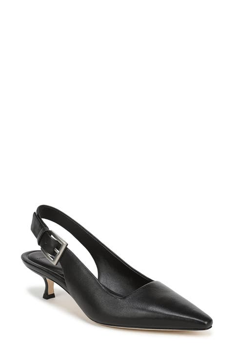 Shasta Kitten Heel Slingback Pump
