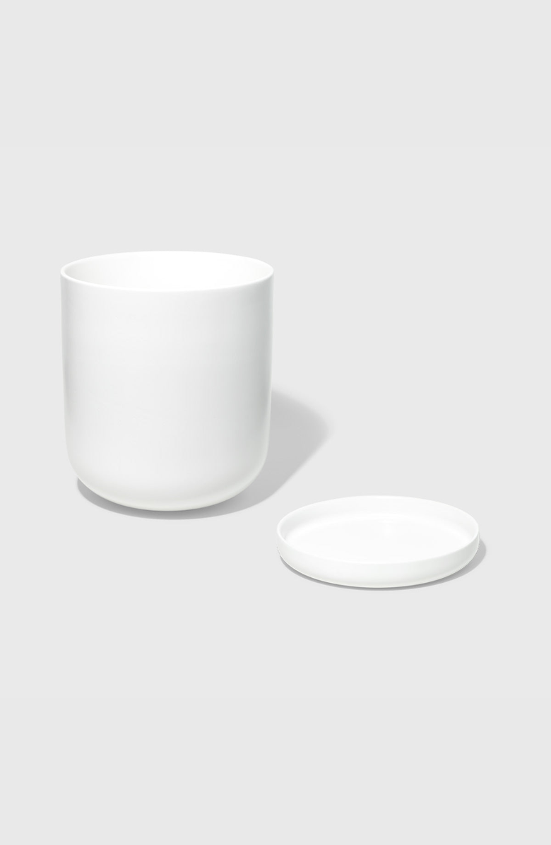 PUBLIC GOODS Assorted Stoneware Planters, Alternate, color, Matte White