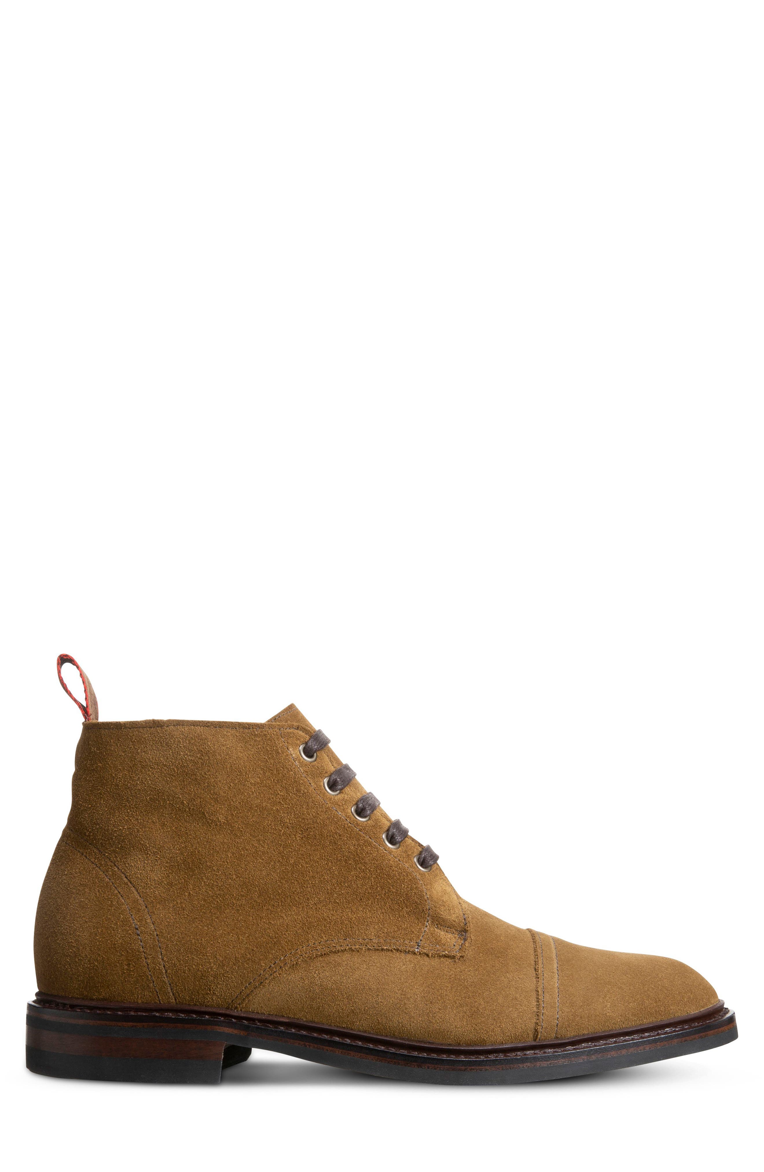 Allen Edmonds Patton Waterproof Suede Derby Boot, Alternate, color, 