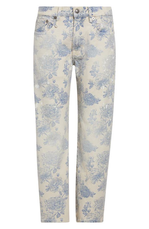 Floral Boyfriend Jeans