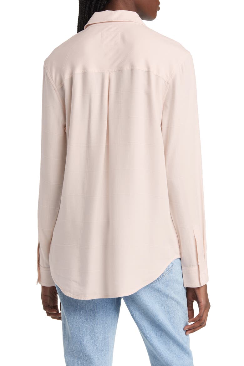 Hunter Button-Up Shirt, Alternate, color, ROSEWATER