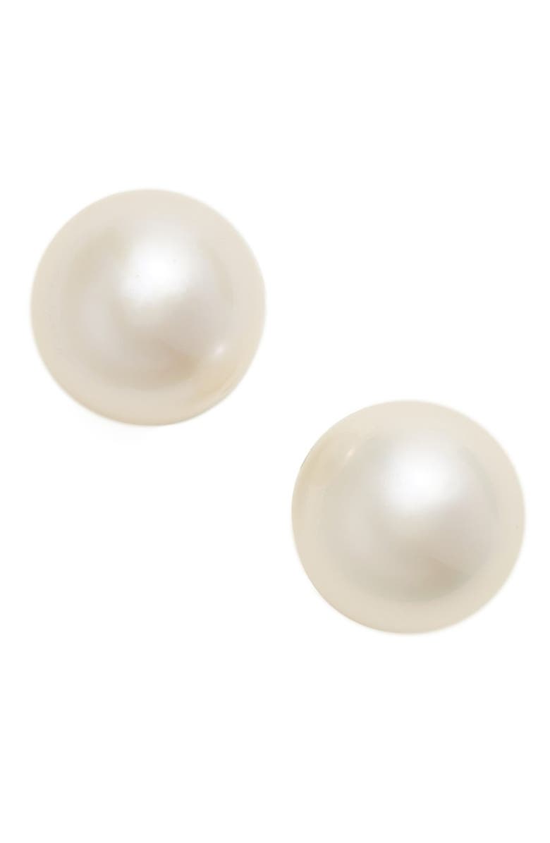 Poppy Finch Pearl Stud Earrings, Main, color, 