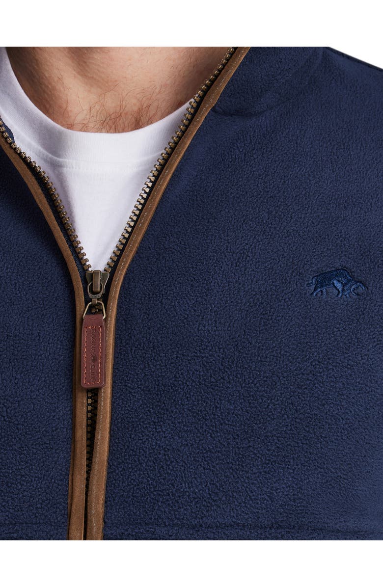 Raging Bull Fleece Zip Through Jacket, Alternate, color, Navy