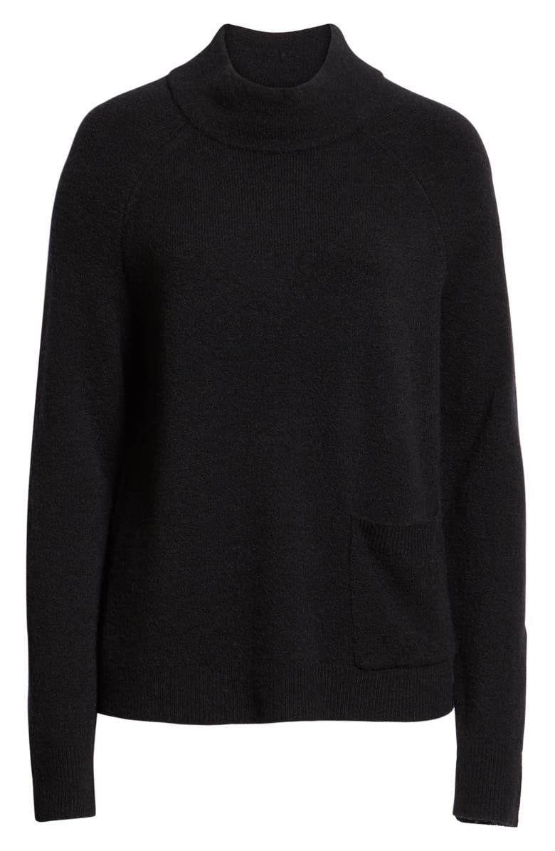 Halogen<sup>®</sup> Mock Neck Pocket Sweater, Alternate, color, 