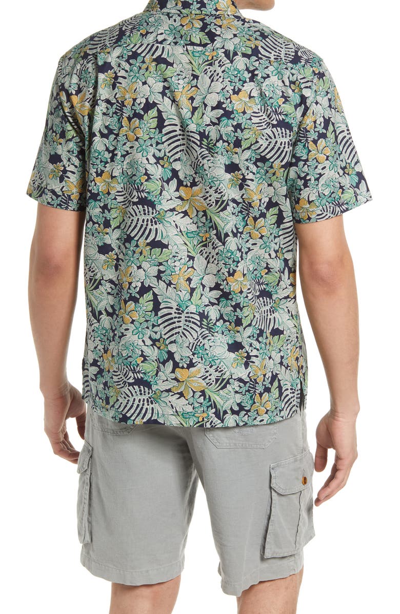 Tori Richard Men's Garden Steps Floral Short Sleeve Button-Up Shirt, Alternate, color,
