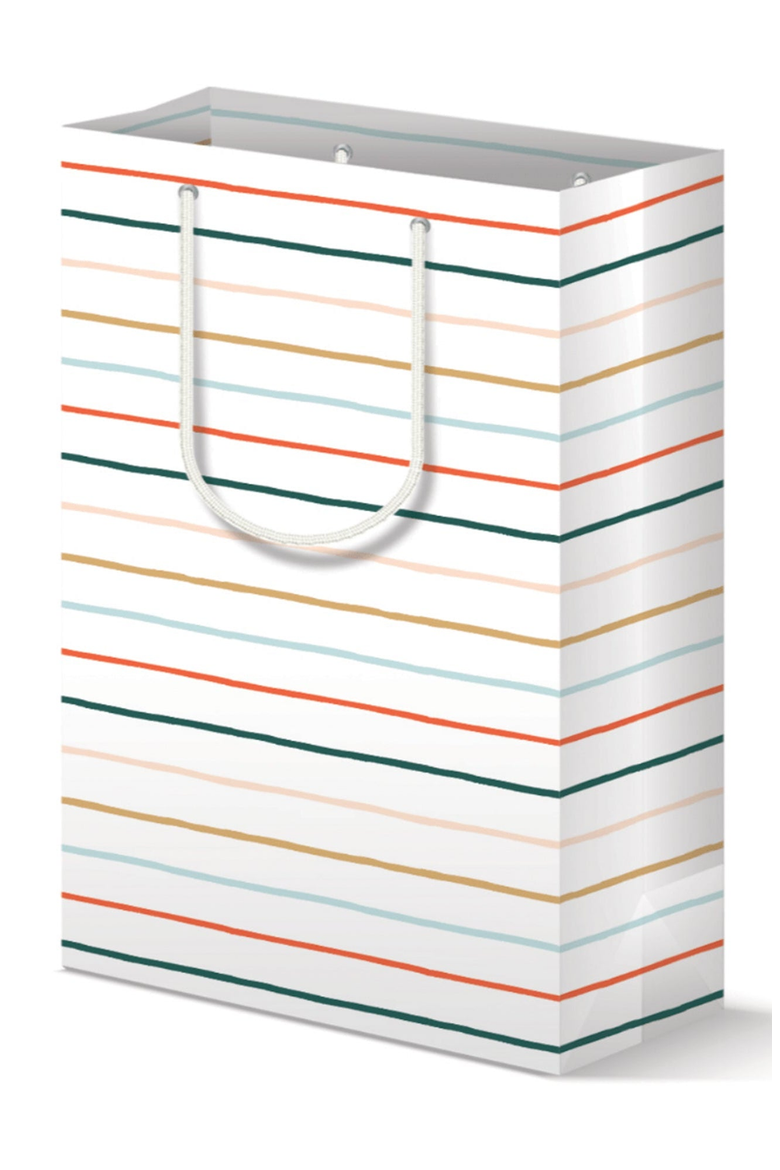 Stripes Gift Bag Set of 3, Alternate, color, Colorful Stripes