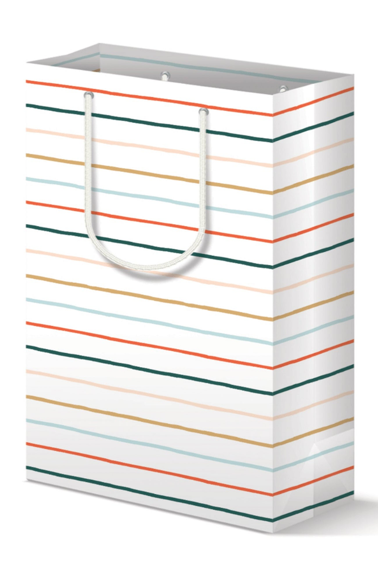 Joy Paper Co. Stripes Gift Bag Set of 3, Alternate, color, Colorful Stripes