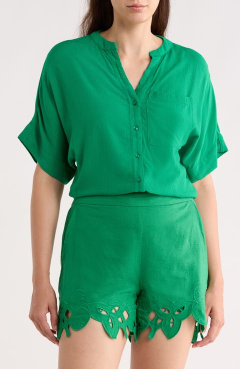 Split Neck Shirt