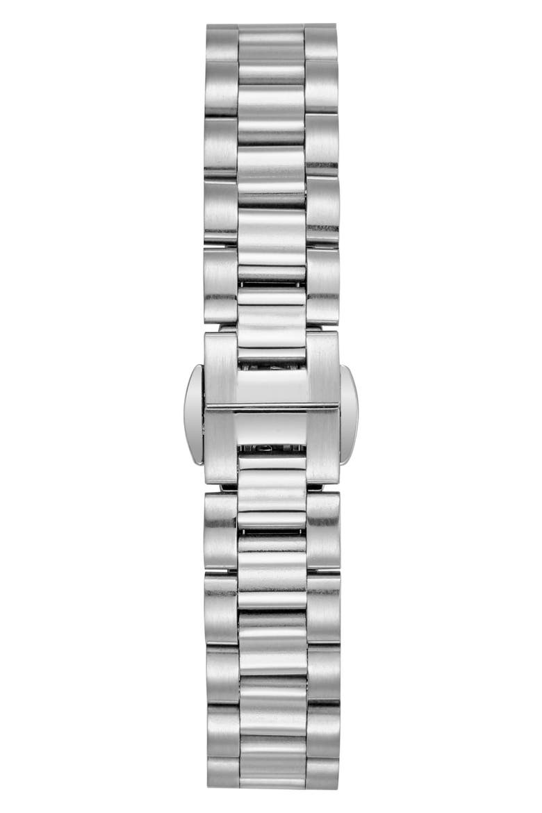 Rome Bracelet Watch, 28mm, Alternate, color, SILVER/BLACK