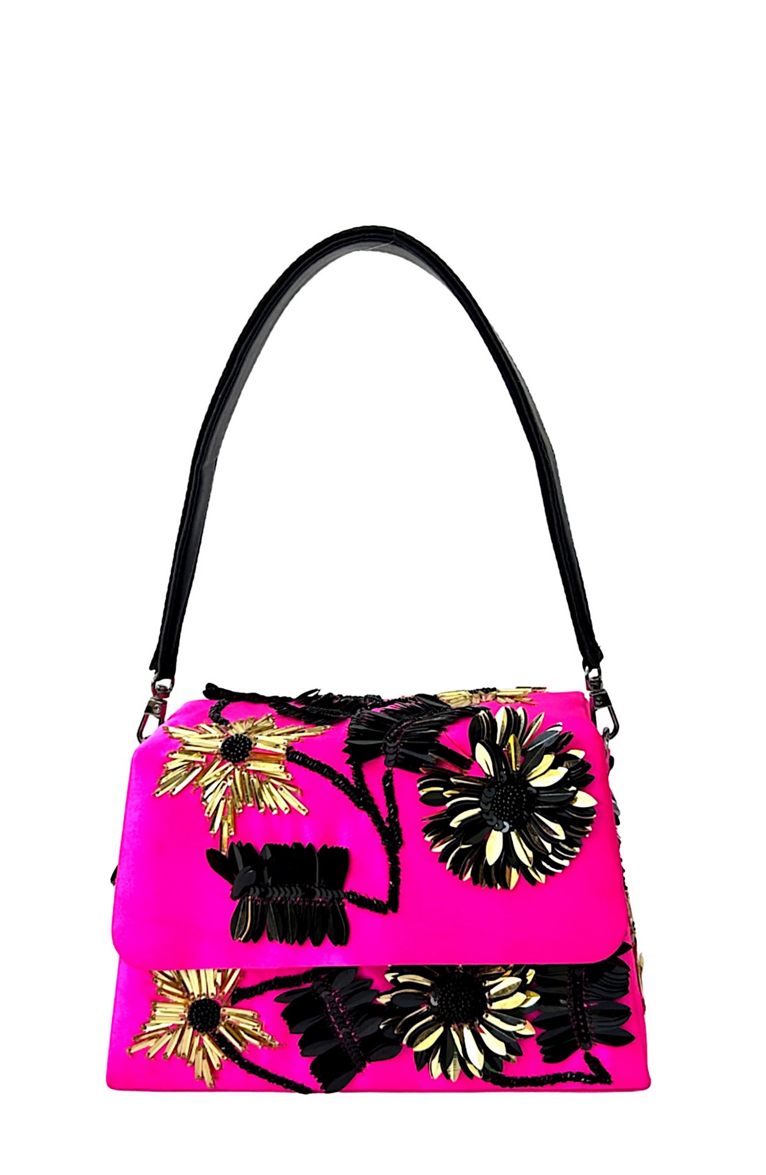Simitri Havana Trapezee Bag, Main, color, Pink