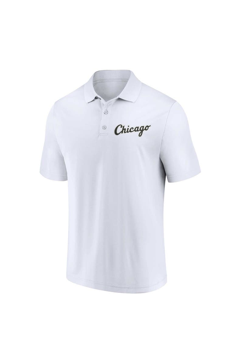 FANATICS Men's Fanatics Branded Black/White Chicago White Sox Two-Pack Logo Lockup Polo Set, Alternate, color, Black