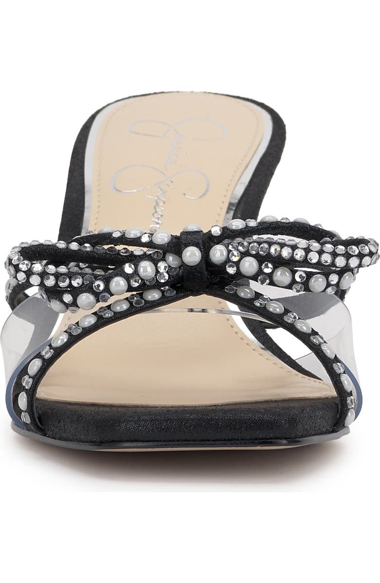Jessica Simpson Cornilia Slide Sandal, Alternate, color, Black/ Clear