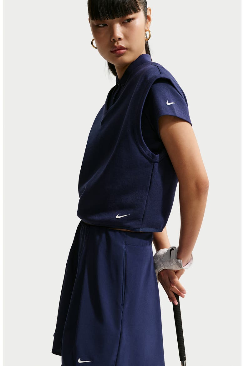 Dri-FIT Flouncy Golf Skort, Alternate, color, 410 MIDNIGHT NAVY/SAIL