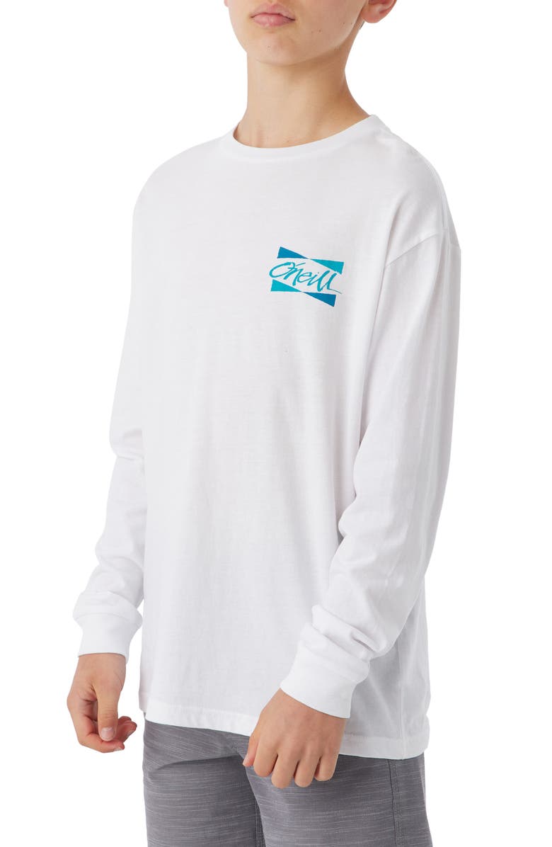 O'Neill Kids' Banner Long Sleeve Graphic T-Shirt, Alternate, color, 