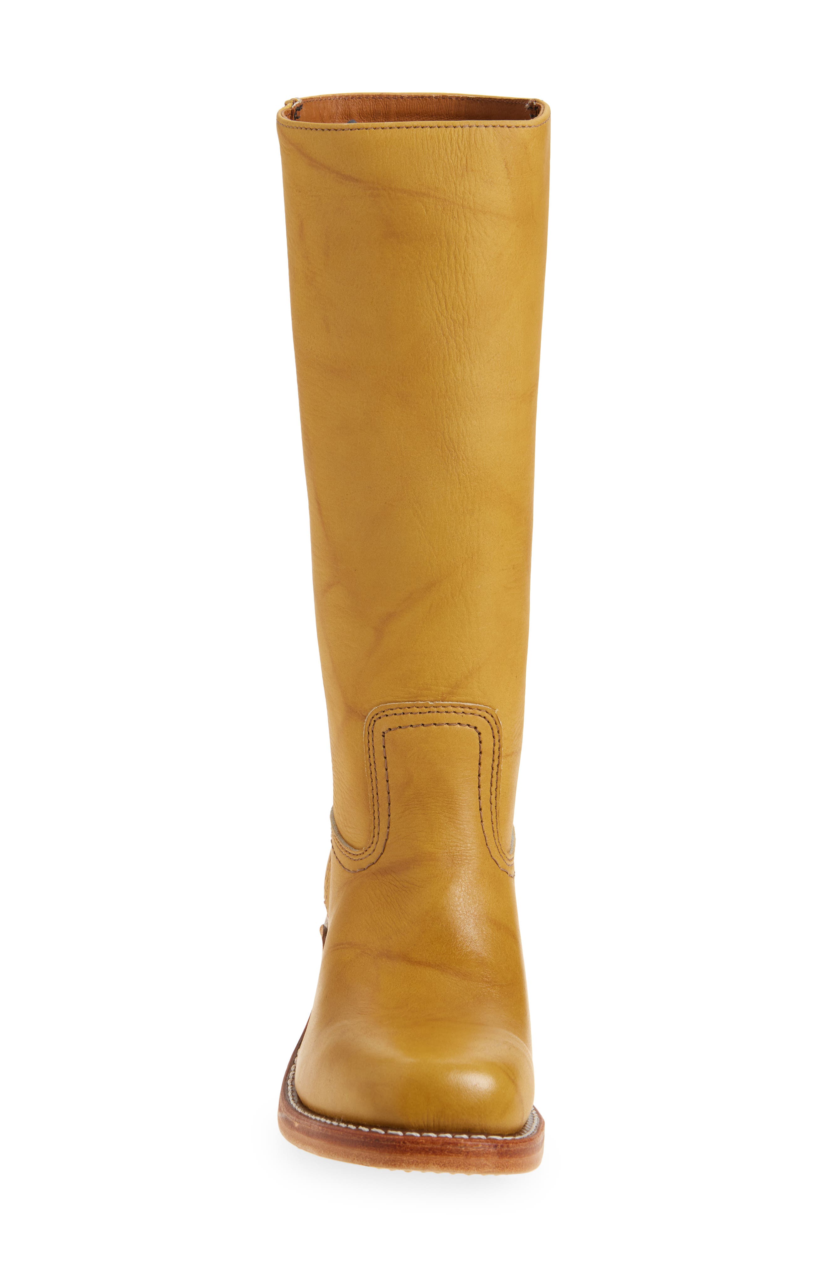 Campus Knee High Boot, Alternate, color, BANANA - MONTANA LEATHER