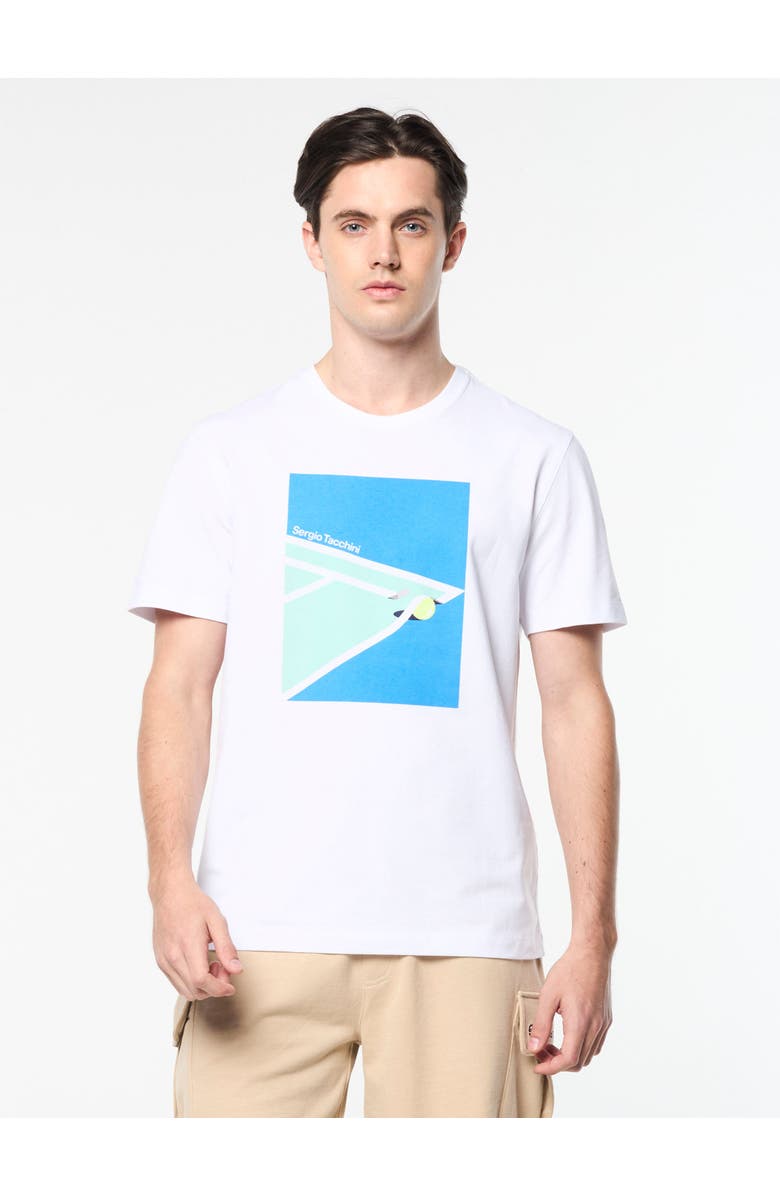 Sergio Tacchini Dante T-shirt, Main, color, Brilliant White