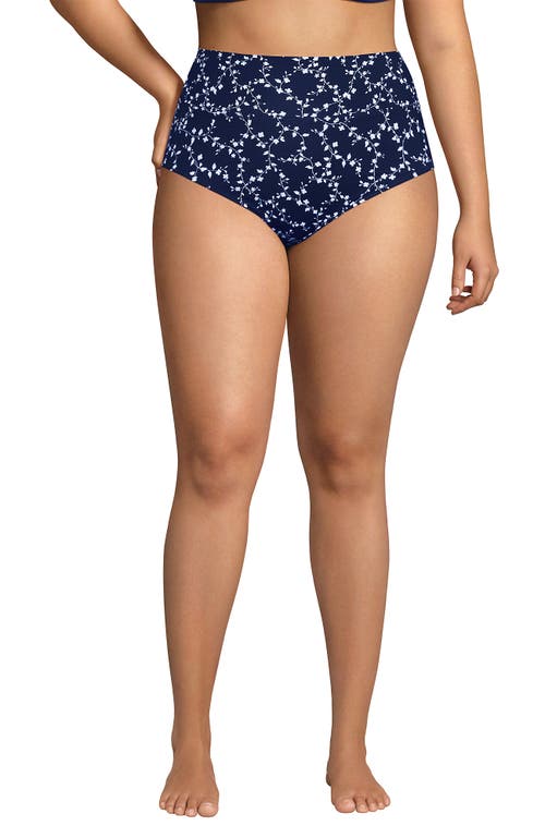 LANDS' END LANDS' END CHLORINE RESISTANT PINCHLESS HIGH WAISTED BIKINI BOTTOMS