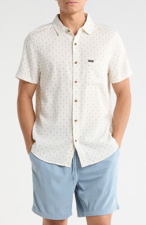 Charter Short Sleeve Slub Button-Up Shirt