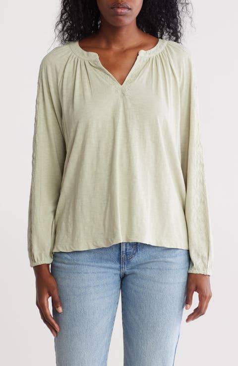 Embroidered Cotton Top