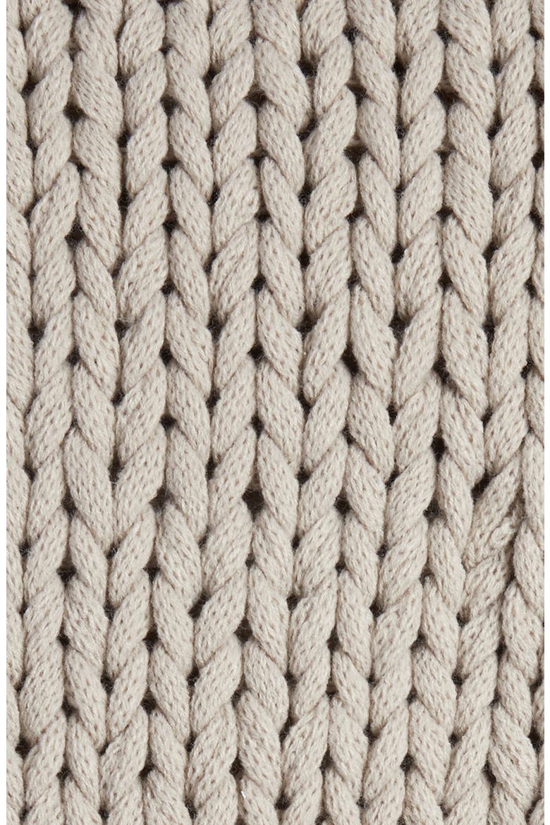 Jersey Rope Throw, Alternate, color, GREY OWL