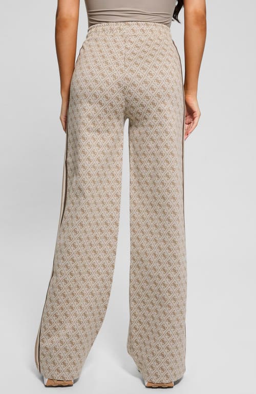 Guess Jean Logo Straight Leg Drawstring Pants