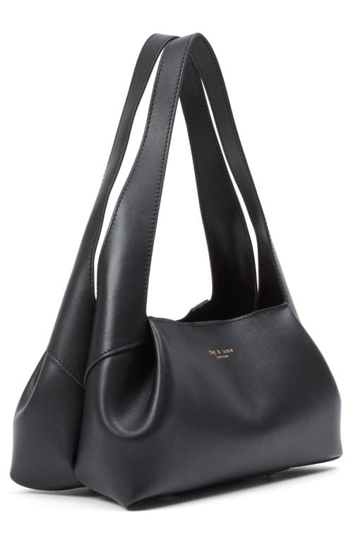 Rag & Bone Slade Leather Shoulder Bag In Black