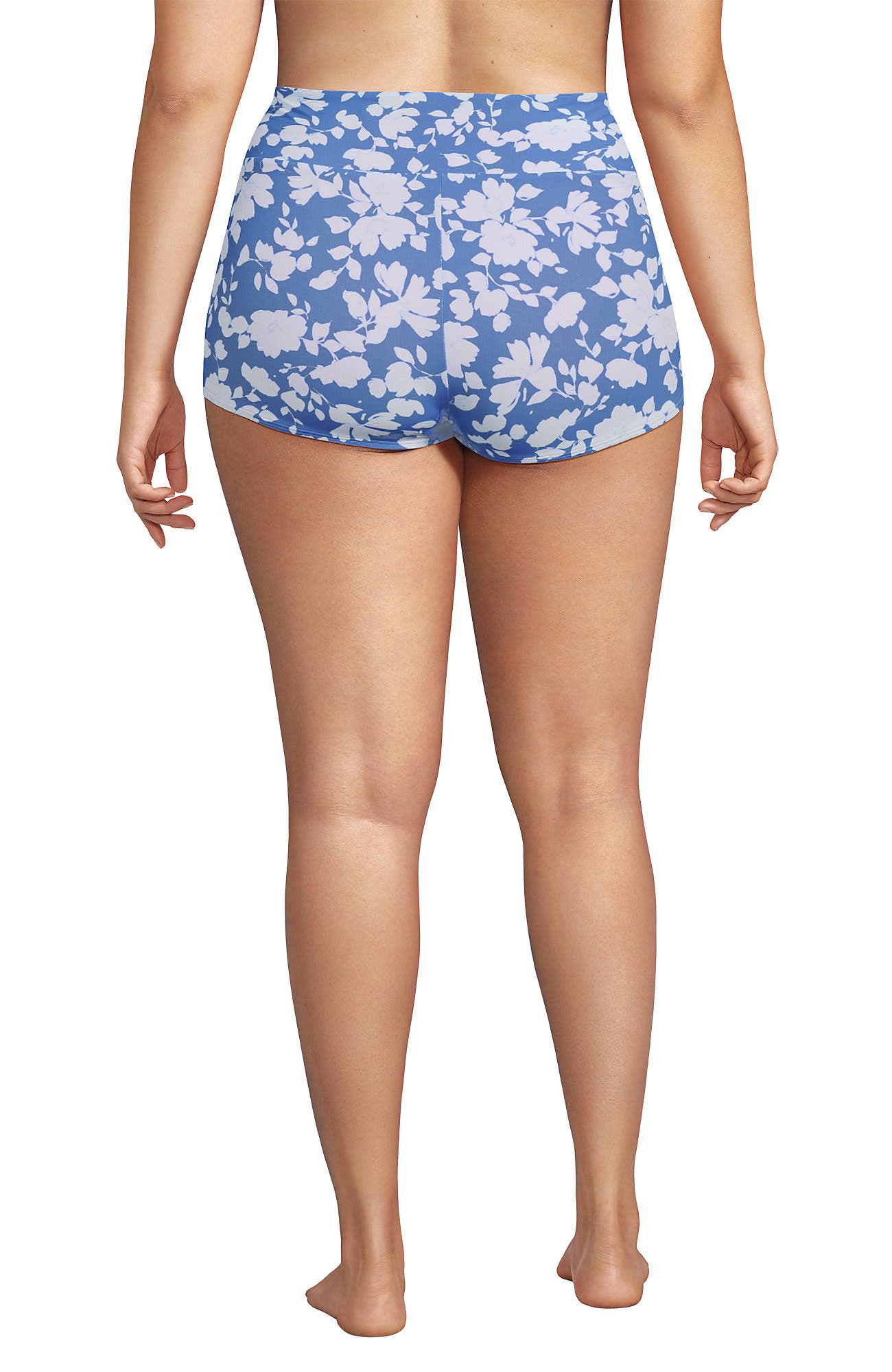 Lands' End Tugless High Waisted Swim Boy Shorts (Women) | Nordstrom