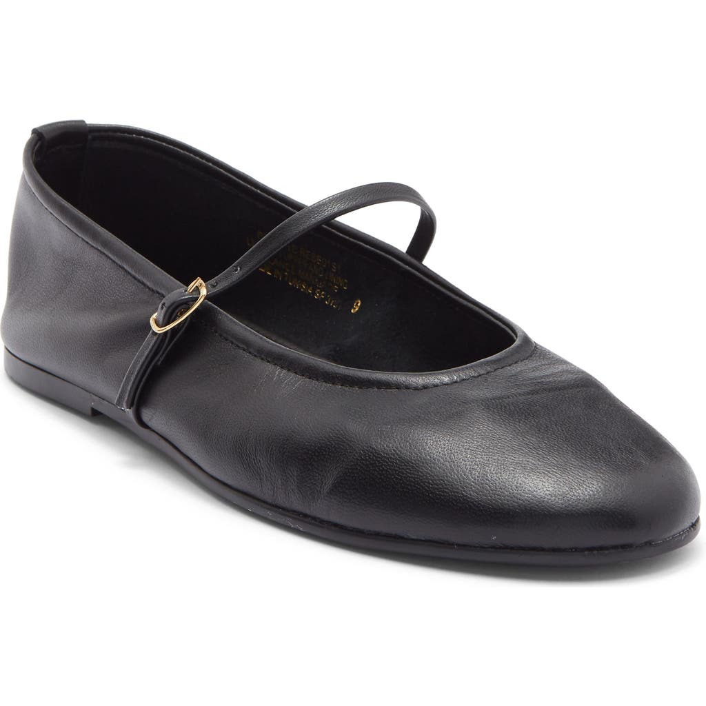 Steve Madden Besette Mary Jane Flat In Black