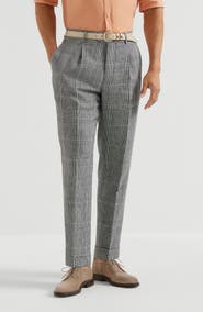 Brunello Cucinelli Prince of Wales trousers