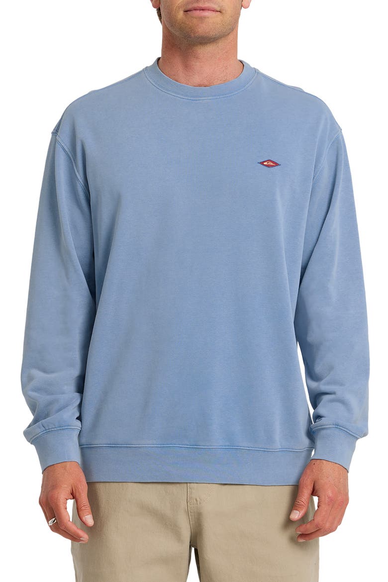 Saltwater Oversize Crewneck Sweatshirt, Main, color, RIVIERA