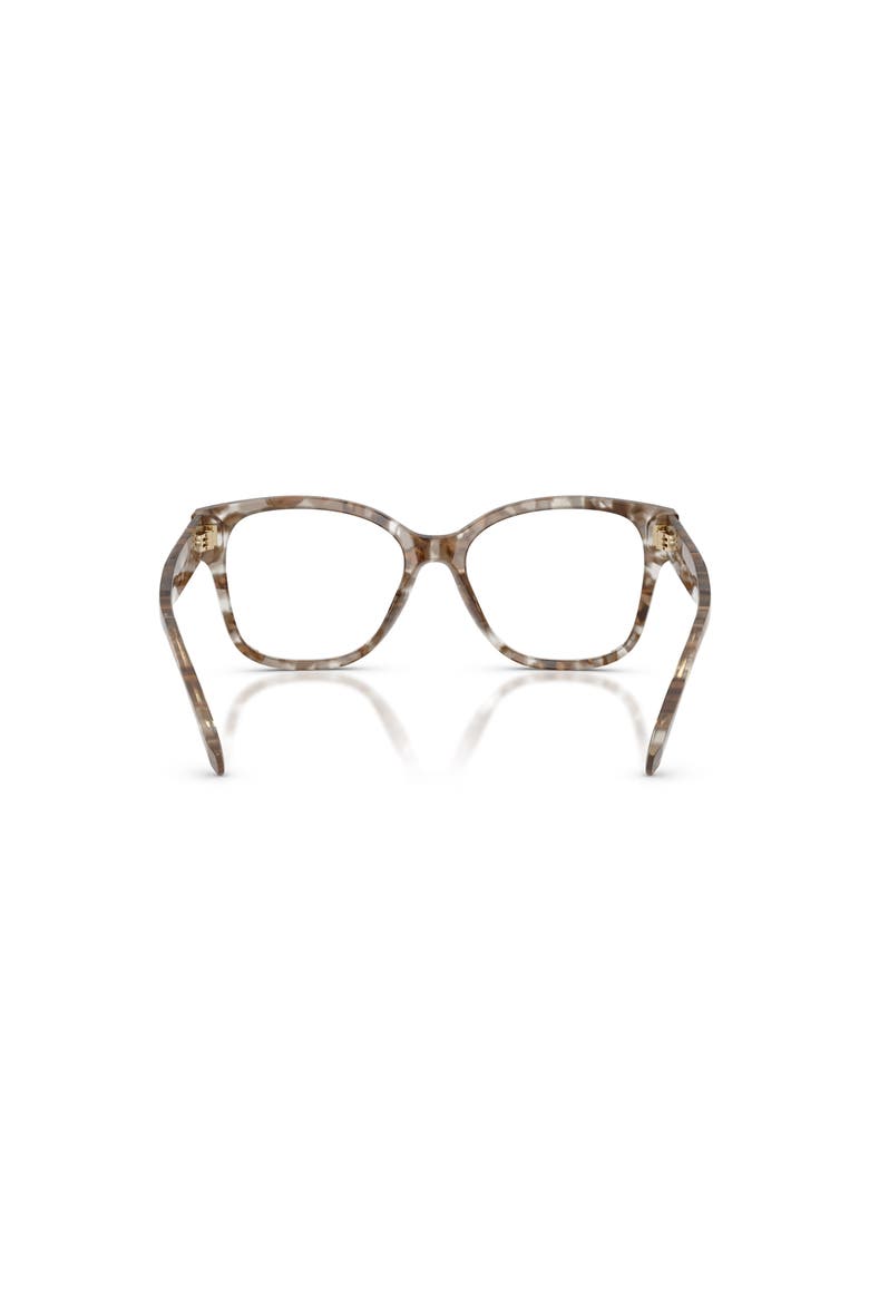 54mm Square optical glasses, Alternate, color, Brown