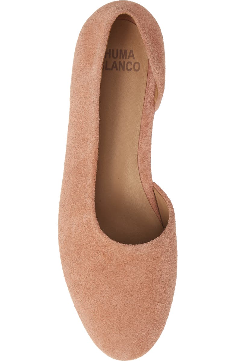 Huma Blanco Posy Half d'Orsay Flat, Alternate, color,