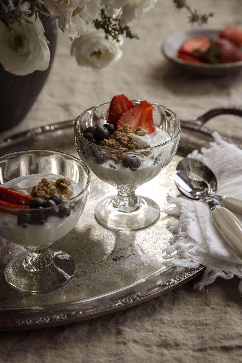 Handblown Parfait Glass, Alternate, color, Clear