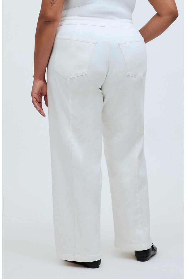 Curvy Perfect Wide Leg Crop Jeans, Alternate, color, TILE WHITE