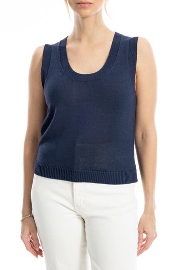 Max Studio Knit Shell Top