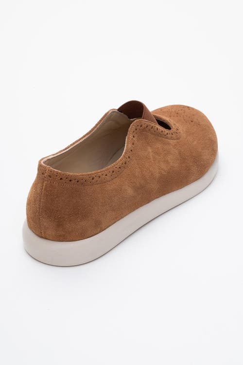 Forever & Always Shoes Chelle Elastic Leather Flat