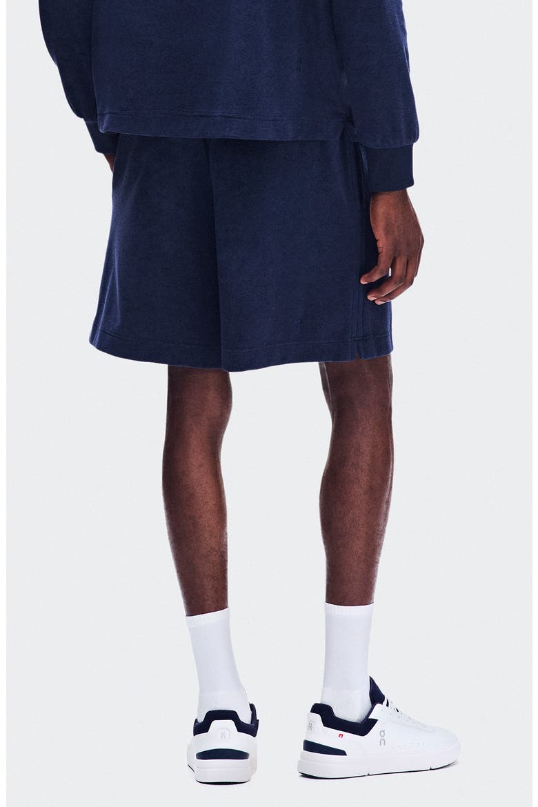 Courtside Terry Shorts, Alternate, color, INKWELL
