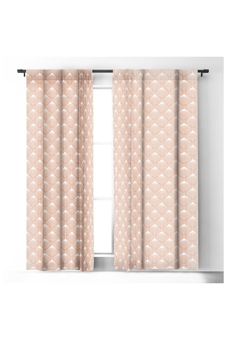 Caroline Okun Spring Bulb Blackout Window Panel, Alternate, color, PINK