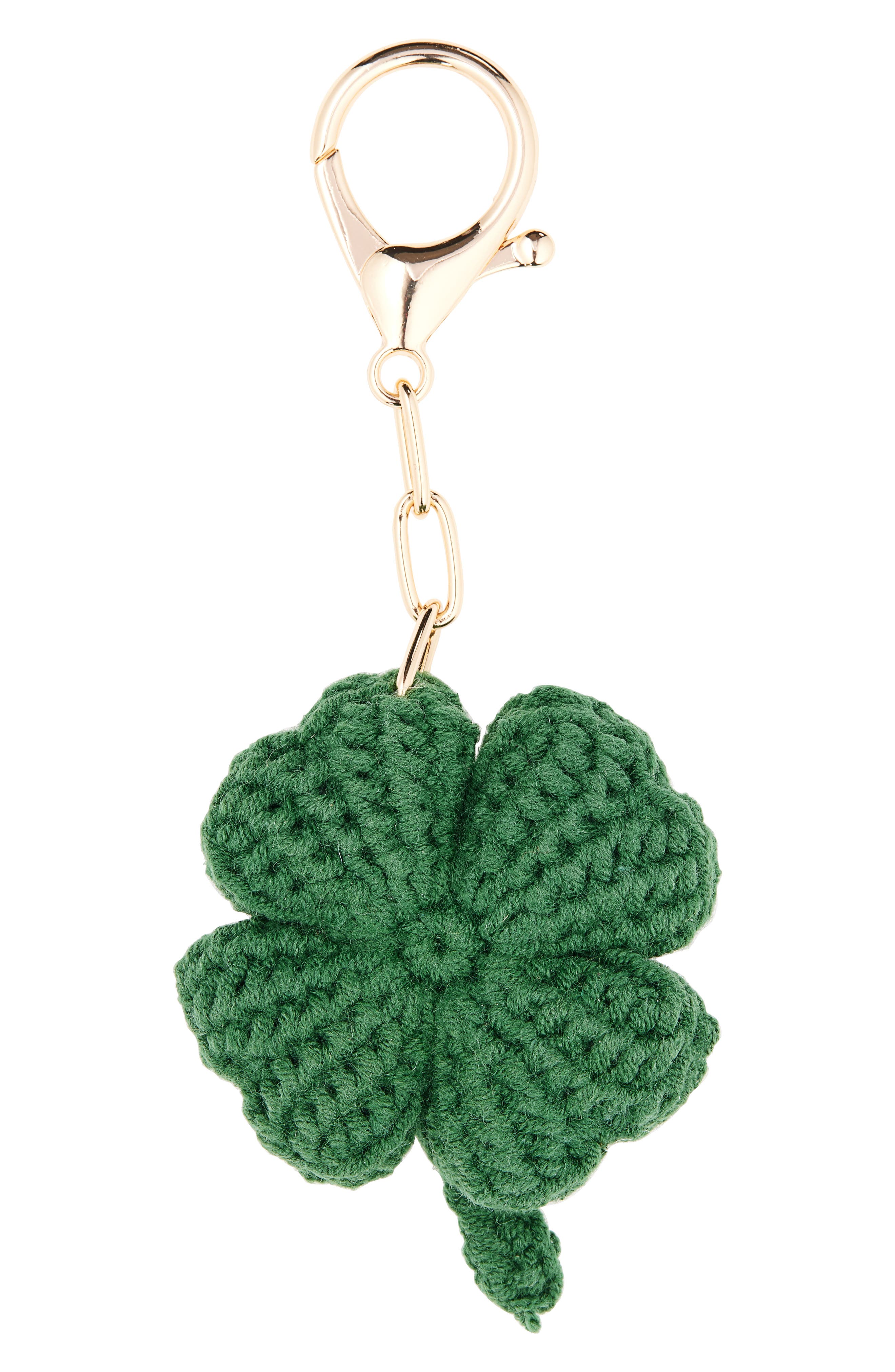 Leith Crochet Shamrock Bag Charm