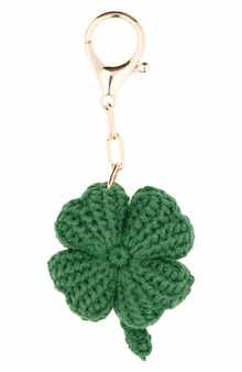 Leith Crochet Shamrock Bag Charm