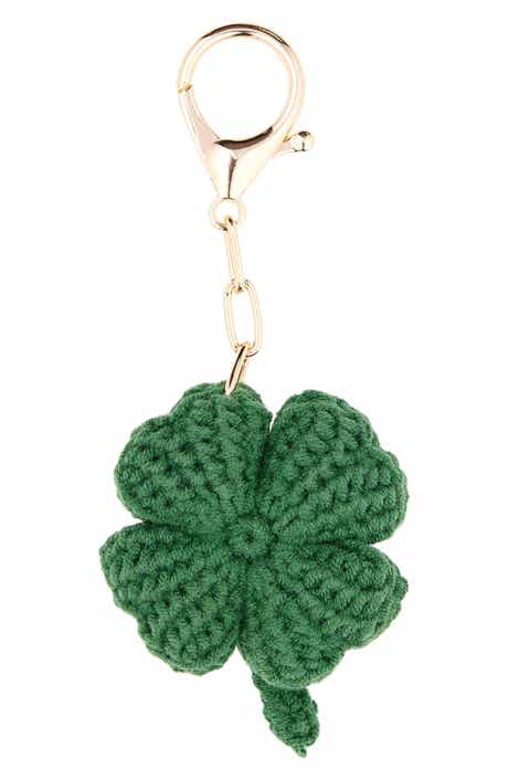 Leith Crochet Shamrock Bag Charm