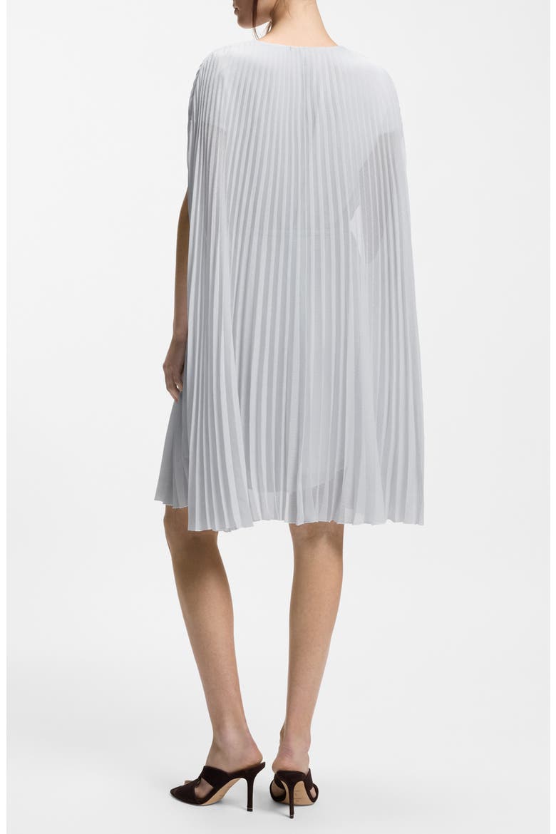 Doplisse Cape Belted Dress, Alternate, color, PALE LAGOON