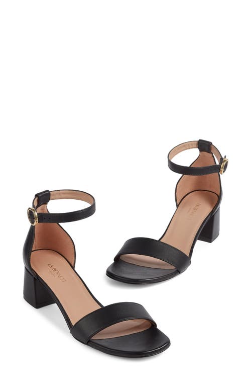 Lk Bennett Nanette Ankle Strap Sandal In Black
