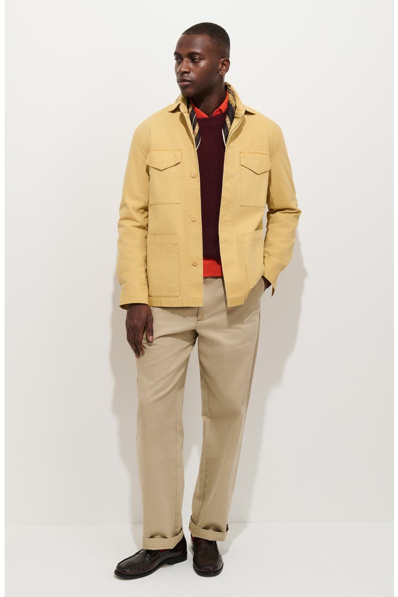 Garment Dyed Cotton Canvas Chore Jacket, Alternate, color, EINKORN