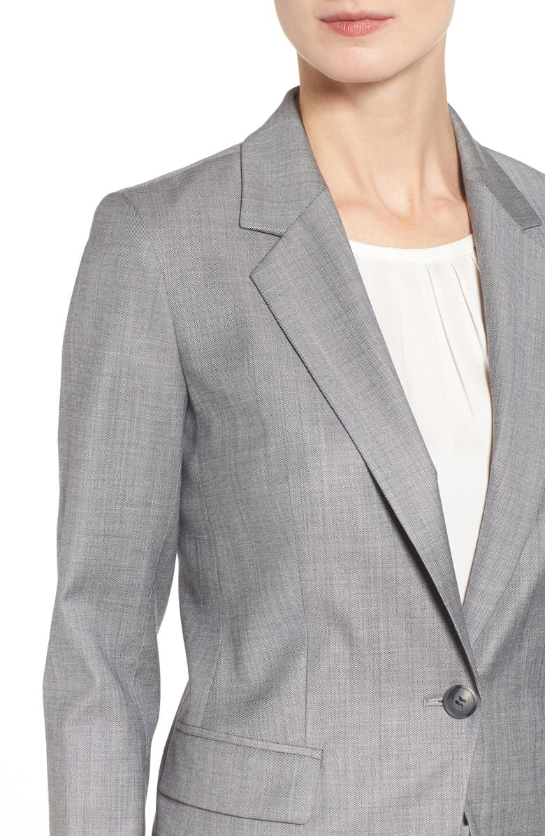 Classiques Entier<sup>®</sup> Wool Blend One-Button Suit Jacket, Alternate, color, 