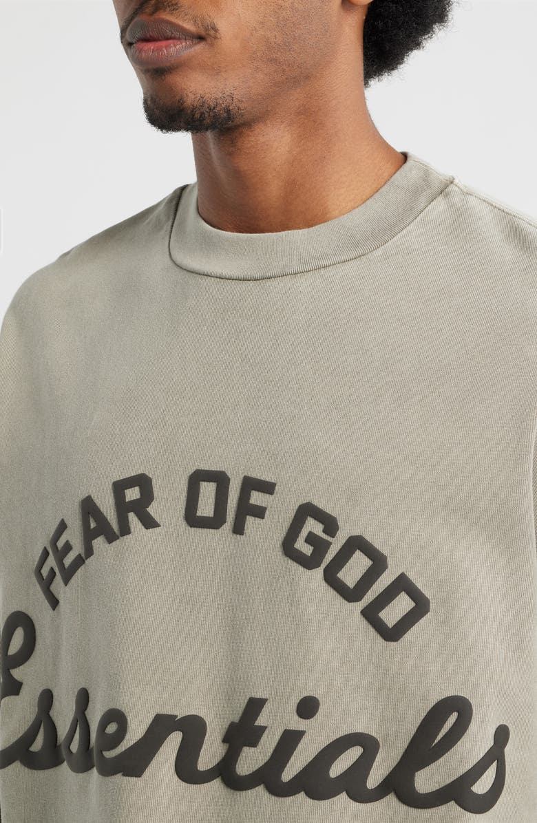 Fear of God Essentials Training '90s Long Sleeve Logo Graphic T-Shirt, Alternate, color, Faded Seal