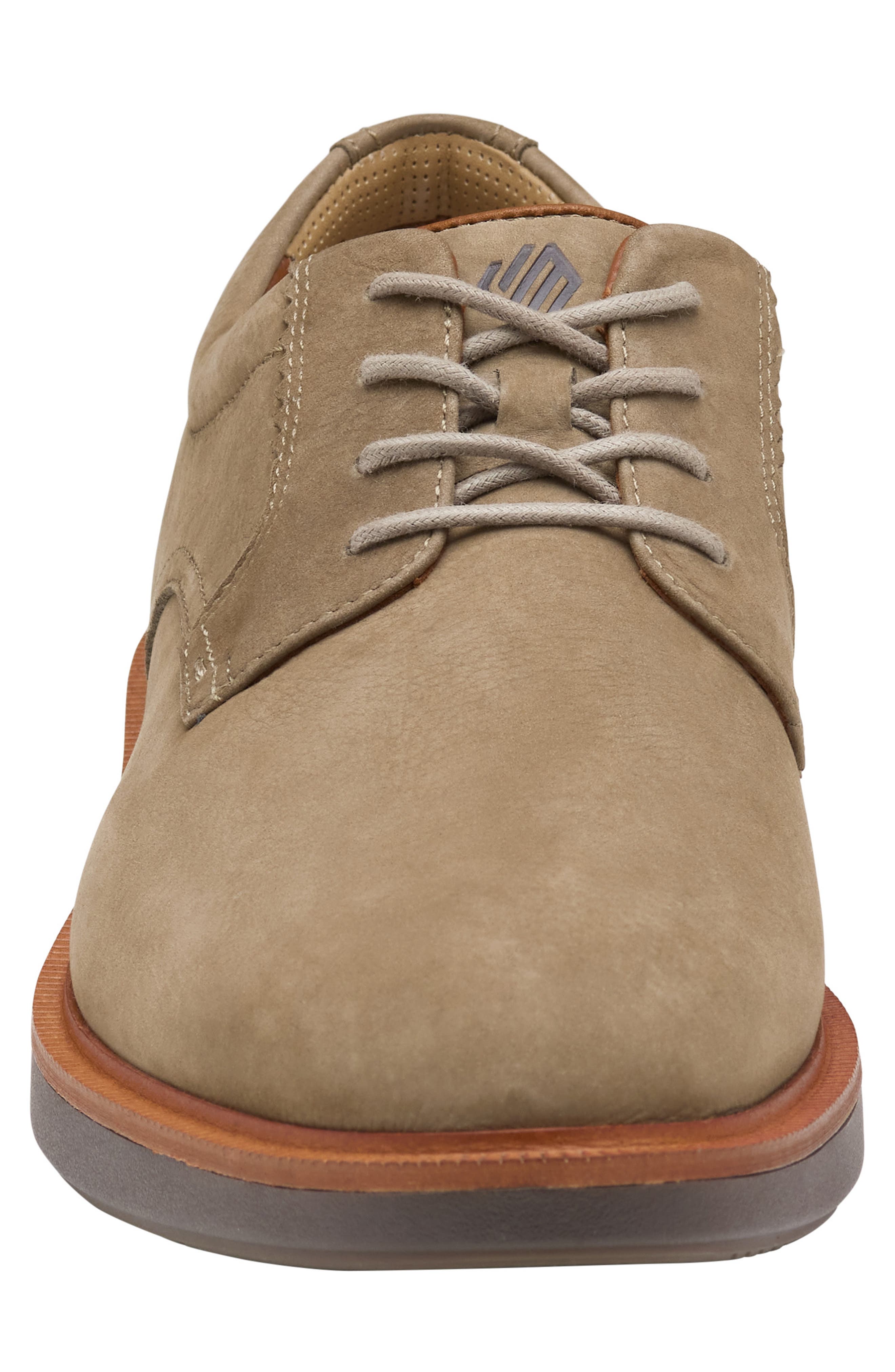 Parker Waterproof Plain Toe Derby, Alternate, color, TAUPE WATERPROOF NUBUCK