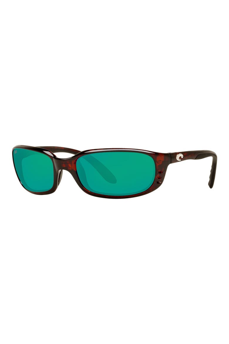 59mm Polarized Wraparound Sunglasses, Alternate, color, TORTOISE
