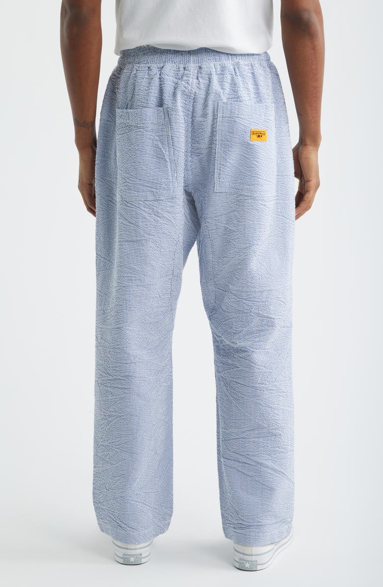 Service Works Seersucker Drawstring Chef Pants, Alternate, color, Navy Stripe